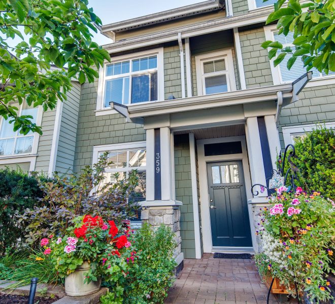 front of townhouse for sale at 359 W 59th Avenue Vancouver